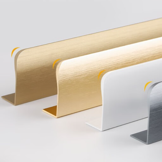 German Style Aluminum Cabinet Pulls, Thickened Oxidation Resistant Handles for Dining Cabinets & Drawers, Minimalist Hardware for Bathroom Vanities