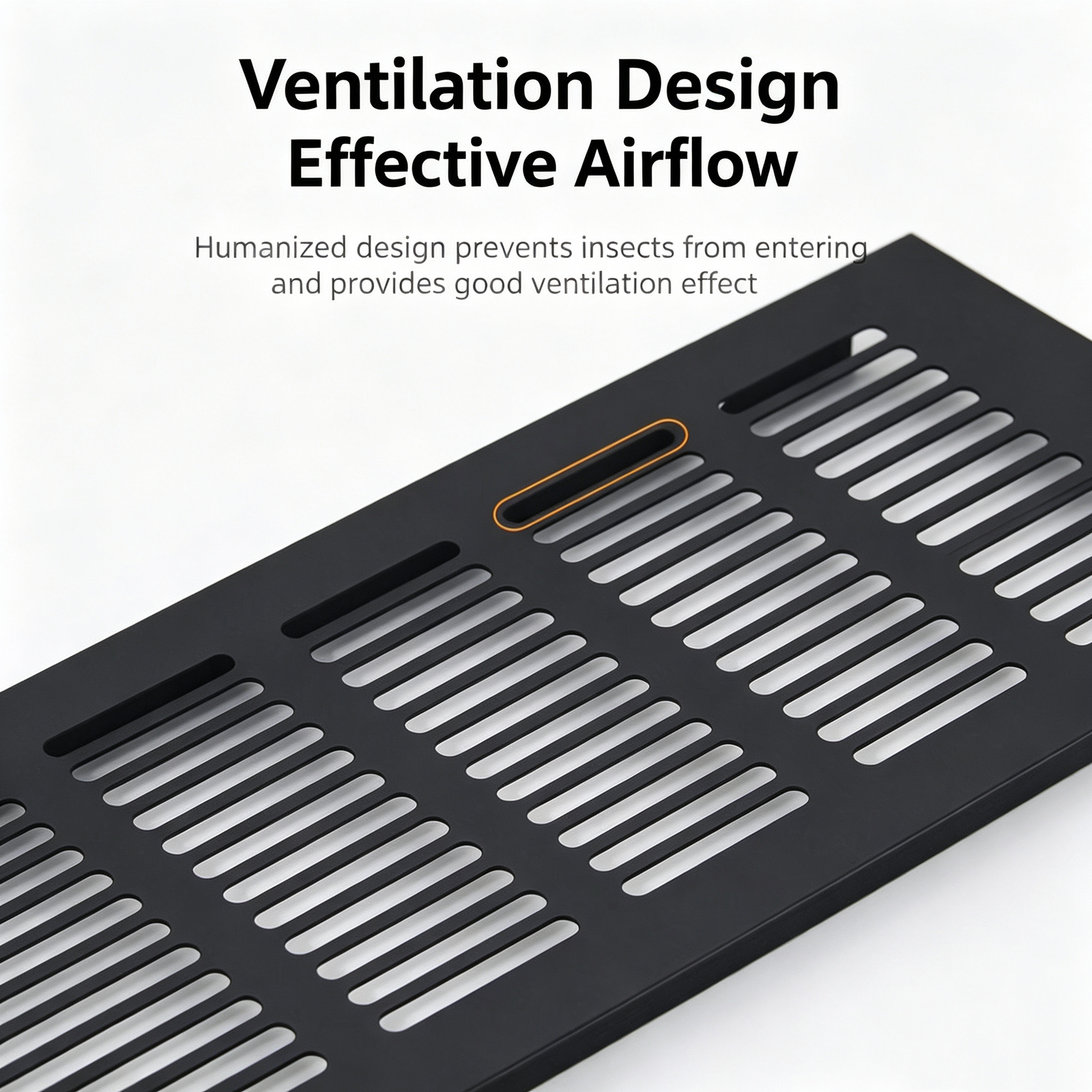 Aluminum Alloy Rectangular Grill Cover for Kitchen Cabinet Ventilation Fresh for Air Vent for Wardrobe Furniture Hardware